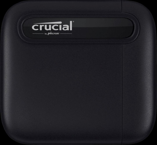 Disco Portátil Ssd Crucial X6 De 1tb Usb 3.2 Hasta 800mb/s Color Negro