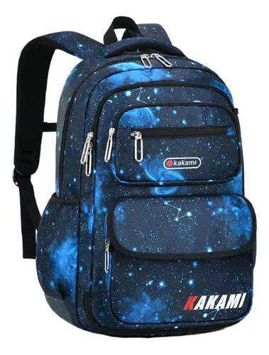 Nueva Mochila Impermeable Starry Sky Spine Protection Para H