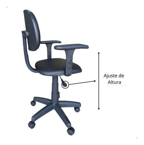 Cadeira Ergonomica Secretaria Para Escritorio Com Braço