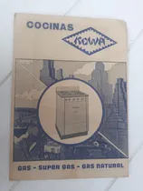 Comprar Antiguo Folleto Cocinas Kowa Gas-super Gas-gas Natural