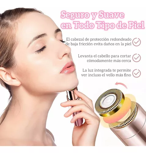 DEPILADOR FACIAL MUJER PORTÁTIL