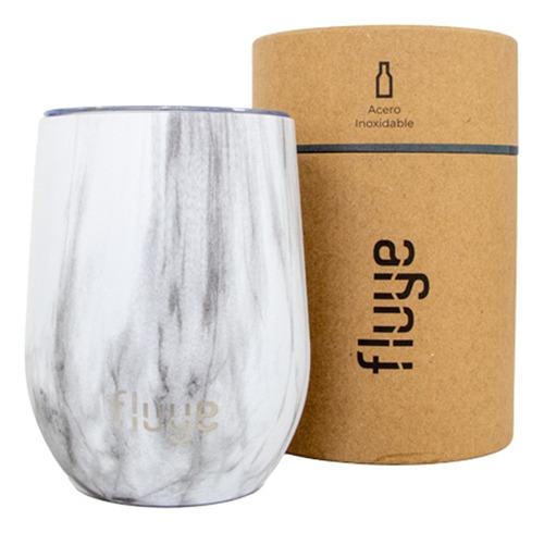 Fluye Cup White Marble 350ml