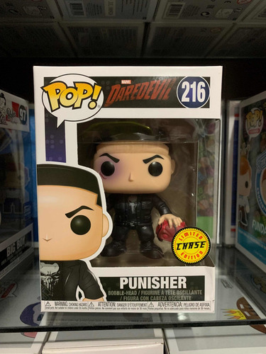 Funko Pop 216 Chase Marvel Dardevil Punisher Chase (Usado)