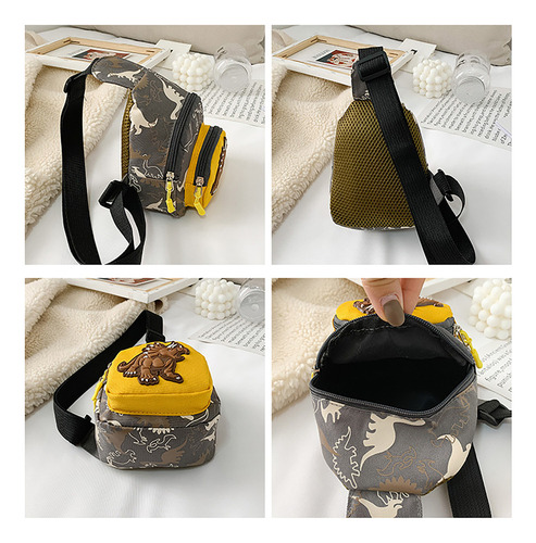 D Bolso Bandolera De Dinosaurio Con Cintura Infantil A La