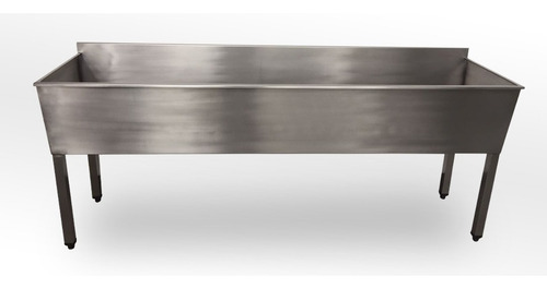 Tanque Industrial 1.50x54cm Aço Inox