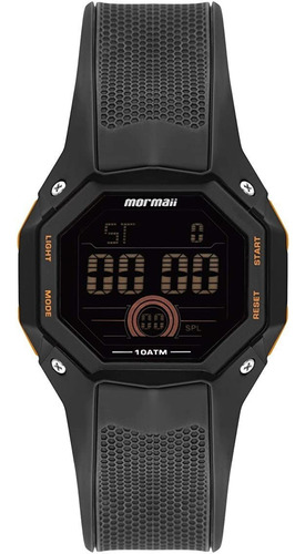 Relógio Mormaii Masculino Acqua Preto Digital Esportivo Surf