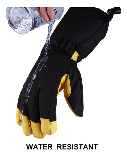 Guantes De Invierno Para Esquí A Prueba De Nieve Guantes D