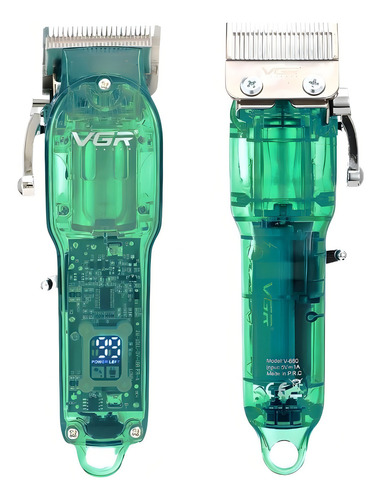 Maquina Corte Cabelo Vgr Profesional V-660 Verde 110v/240v