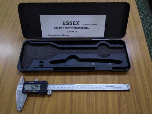 Calibre digital de 0-200 mm / 8 - 0,01 Mm Con Caja Essex