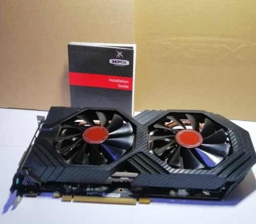 Imagen 2 de 4 de Tarjeta Ati Rx 580 8 Gb Marca Xfx Black Oc