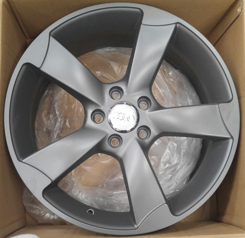 Kit X4 Llantas 17  Audi Rotor Línea Original Centro 5x112