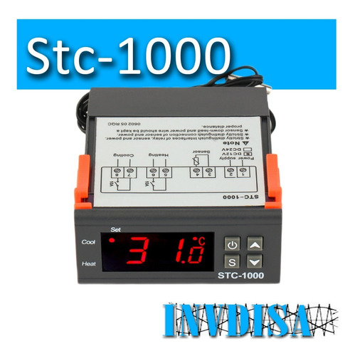Termostato Digital Para Invernaderos, Incubadora Stc-1000