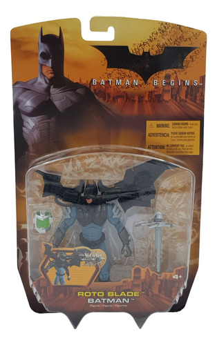 Figura Batman Begins Roto-blade  2005 Empaque C/ Detalles