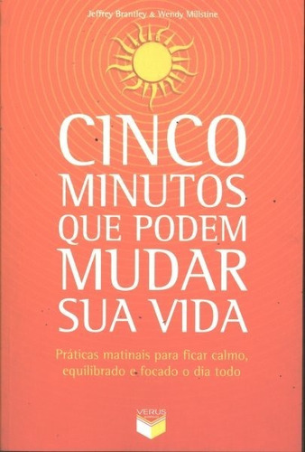 Cinco Minutos Que Podem Mudar Sua Vida, De Wendy Millstine. Editora Verus Em Português