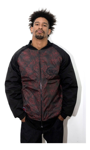 Imagen 2 de 3 de Camperas Hombre Bomber Universitaria Keel Over Kimono