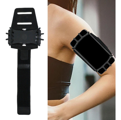 Phone Armband Workout Soporte De Teléfono Negro 35x12cm