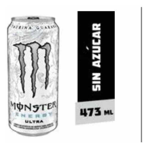 Bebida Energética Monster Ultra 473 Ml Pack 6 Unidades