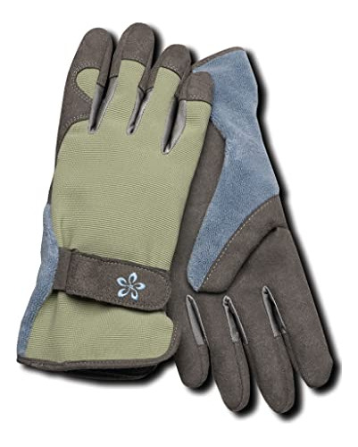 Guantes Jardinería Espalda Spandex - Mujer Talla L.