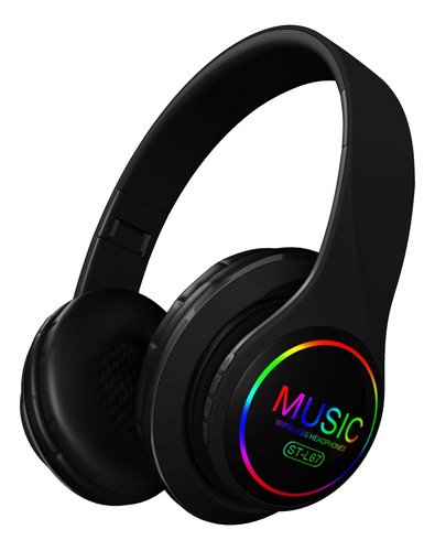 Audifono Inalambrico Bluetooh St-l67 Rgb