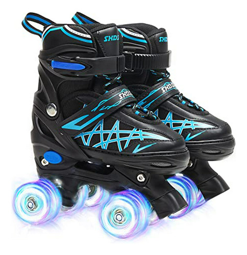 Patines De Ruedas Ajustables Con Luces Para Niños