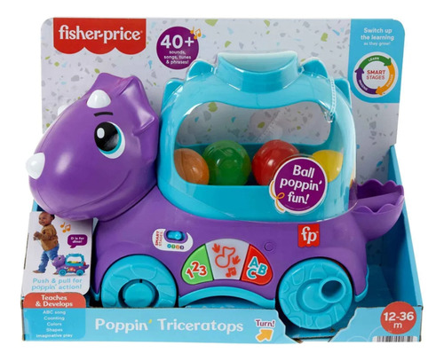 Fisher-price Dino Bolinhas Divertidas Com Música