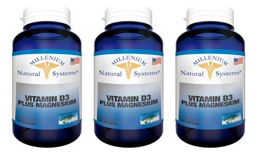 X3 Vitamina D3 & Magnesio X100 Soft - Unidad a $301