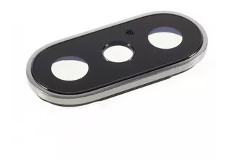 Lente Vidrio Repuesto Óptica Cámara iPhone X Xs Xsmax Negro
