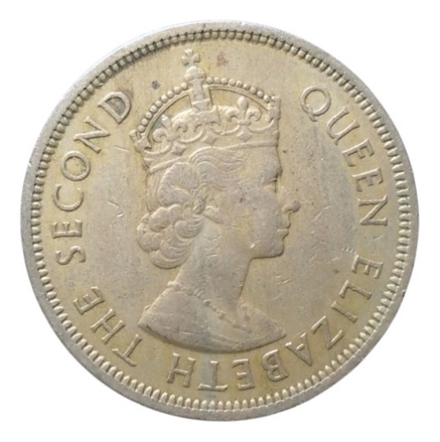 Hong Kong 1 Dollar 1960 Hk#01 (Usado)