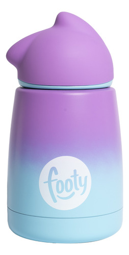 Botella Footy Termica Acero Inoxidable Unisex Moda Fucsia