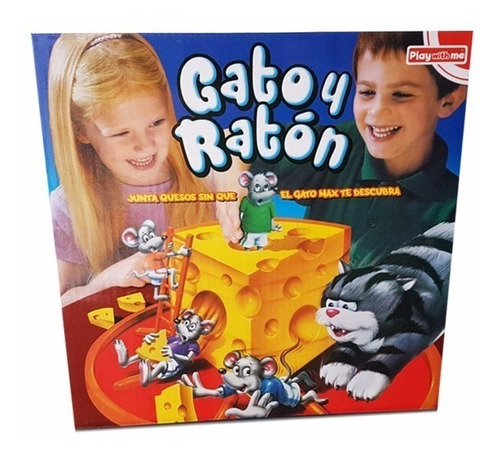 Juego De Mesa Gato Y Raton - Niño Niñas Caja