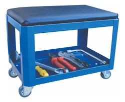 Comprar Banco Móvel Para Mecânico Sem Gaveta 40x30x29cm Azul Fercar no Mercado Livre