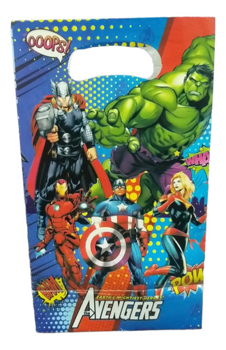 Bolsa Cotillón Súper Héroes Avengers 