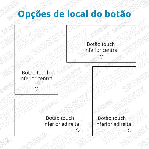 Espelho Com Iluminação Led Embutida Touch Screen 140x130 Cm