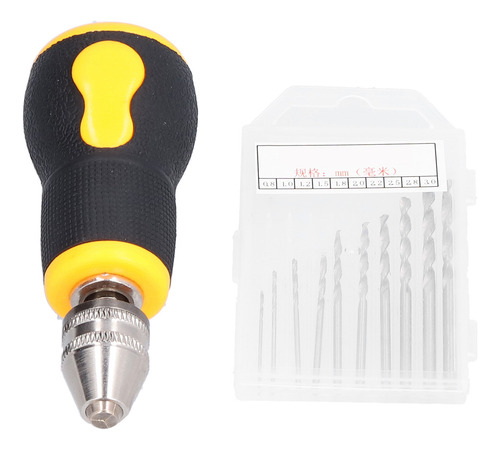 Mini Chave De Fenda Portátil Manual Com Furadeira Manual