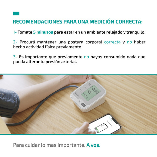 Imagen 5 de 7 de Tensiometro Digital Brazo Medidor Presion Arterial Enfermeria Automatico Femmto