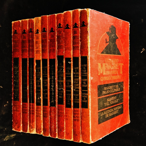 10 Libros Comisario Maigret Obras Completas George Simeón (Usado)