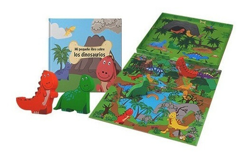 Juego Educativo Mi Pequeño Parque E Dinosaurios Libro Puzzle
