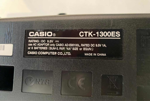 Imagen 7 de 8 de Teclado Casio Ctk-1300es