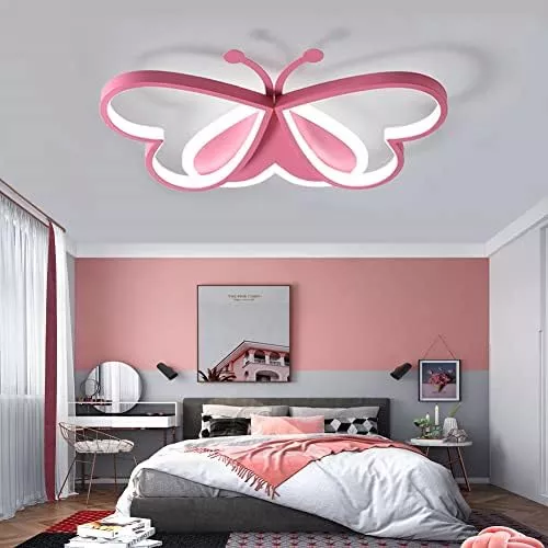 Luces de techo modernas para habitación de niños, luz LED de