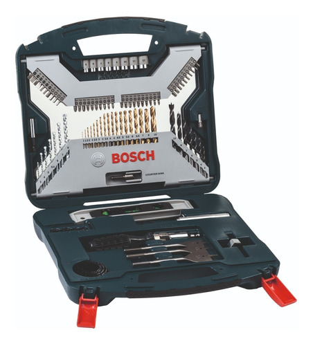 Set 100 Piezas Bosch X-line C/brocas De Titanio