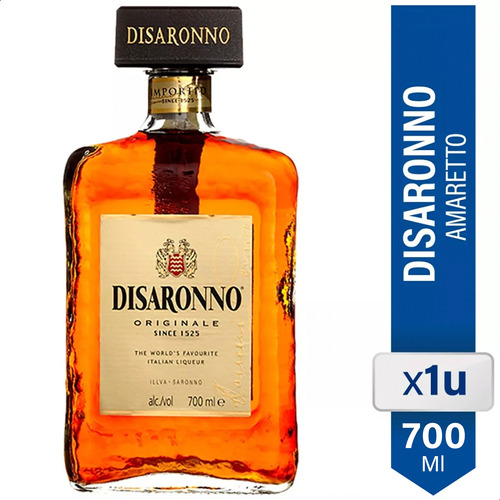 Licor Amaretto Disaronno 700ml Origen Italia 01almacen