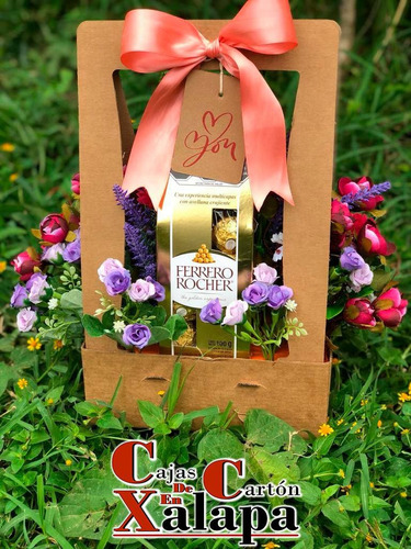 Caja Para Flores Regalo Sorpresa Envío Inmediato