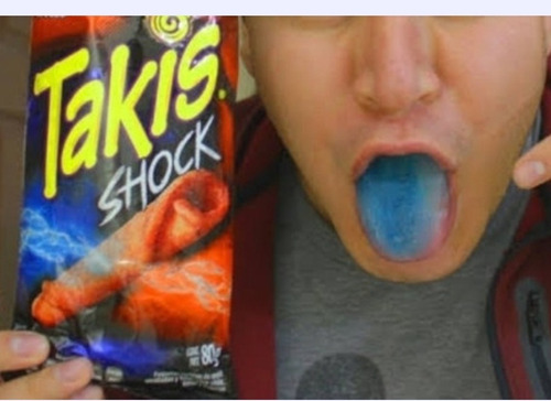 Imagen 1 de 6 de Polvo Takis Shock Pinta Azul Edicion Limitada Bolsa De 1 Kg