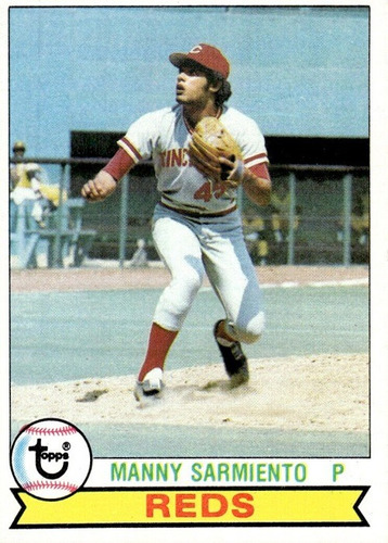 Mlb Manuel (manny) Sarmiento / Rojos Cincinnati - Topps 1979
