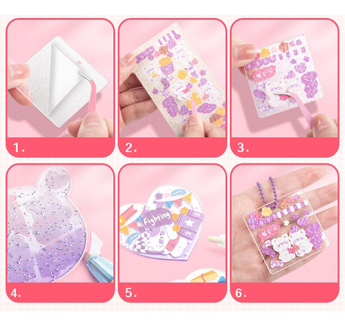 Juego De Pegatinas Para Tarjetas, Kit Decorativo 60 Piezas