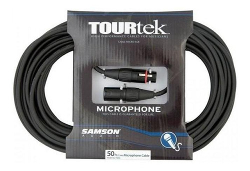 Cable De Micrófono Samson Tm50 15 Metros