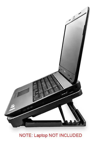 Cooler Laptop 2 Ventilador Maya Aluminio 5 Niveles Ajustable
