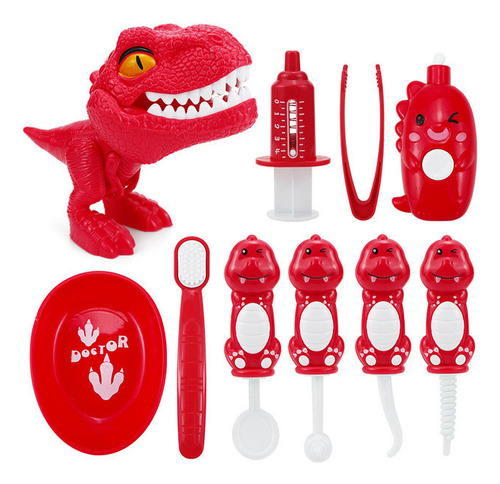 Set De Juguetes De Dentista Con Dinosaurios Para Niños, 10 P