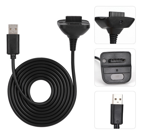 Cable De Carga Para Controlador X Box 360 Calidad Superior