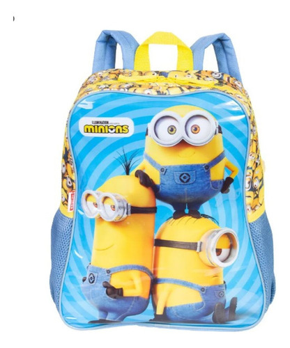 Mochila Escolar Minions Infantil Tam G Costas Sestini